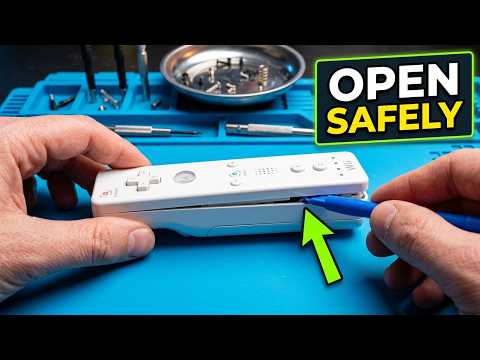 How to open a Wii Remote (Wiimote) with no damage