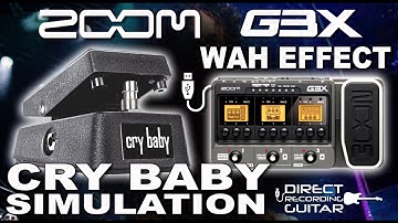 ZOOM G3x WAH WAH CRY BABY Simulation with DISTORTION G5 G1xon PATCH.