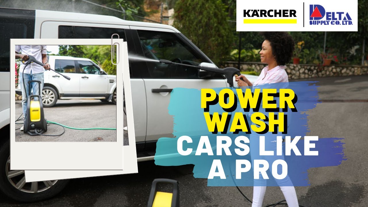 Wash your Car like a Pro using a Karcher Power Washer YouTube