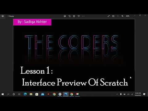 Lesson 1: Scratch Interface walkthrough in URDU