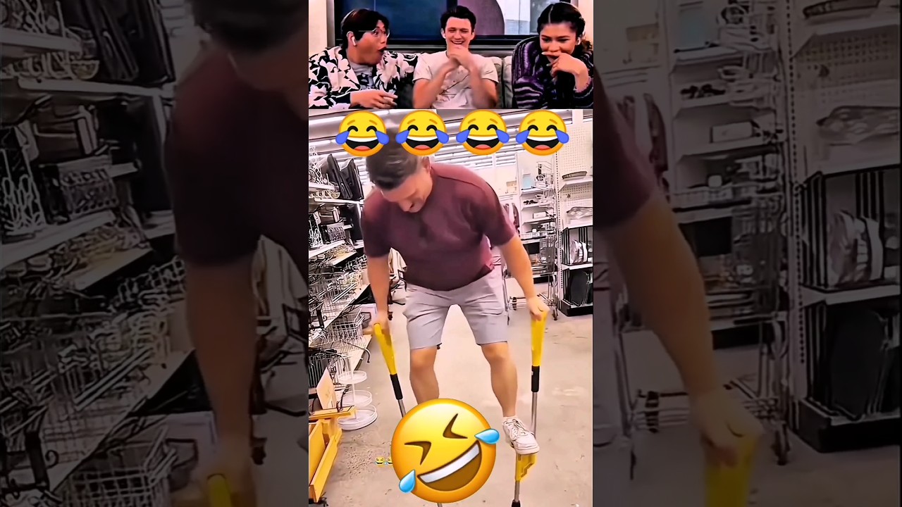 Tom Holland reacts Funny video 🤣🤣 