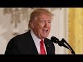 oan reporter asks president donald trump if he is still building the wall his response is epic