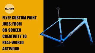 From an idea on screen to a work of art in reality, Flyee paint customization!#icancycling #flyee screenshot 1
