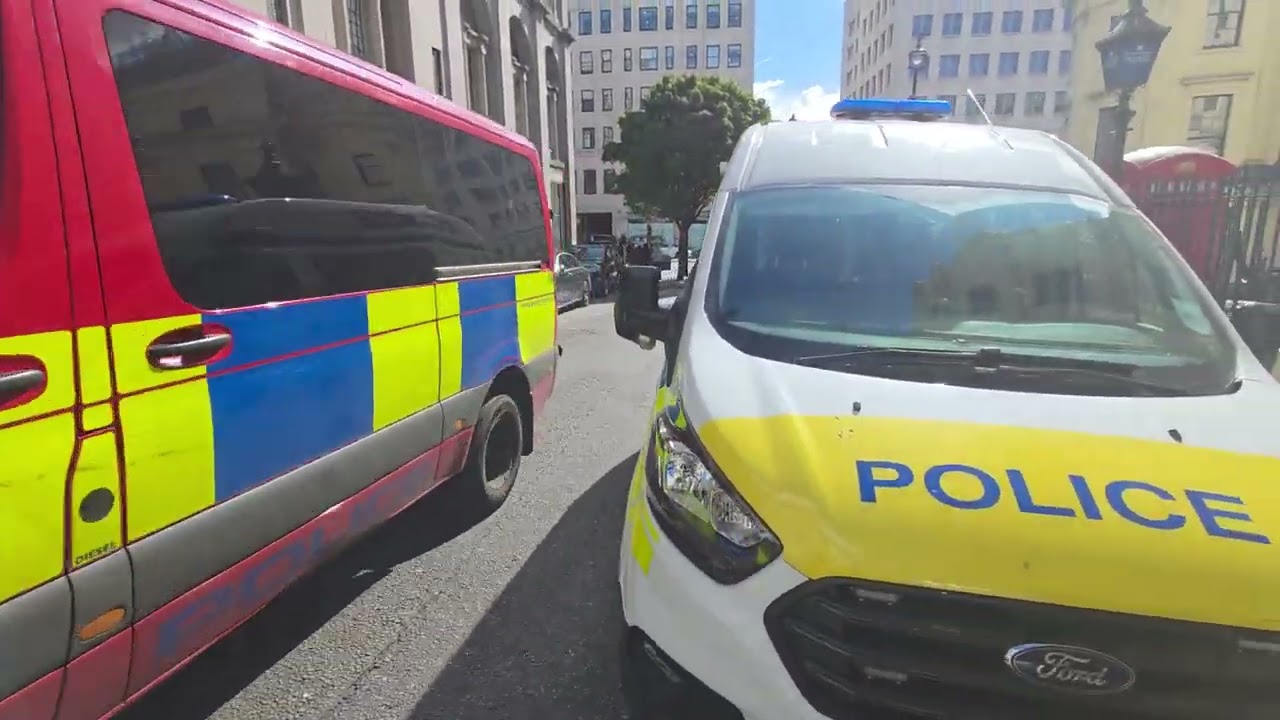 Breaking down police custody van if police officers arrested you london