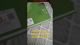 Home Depot brand new Dust Pollen pleated air filter FPR 6 packs standard high performance for $15 Home Depot brand new Dust Pollen pleated air filter FPR 6 packs standard high performance for $15