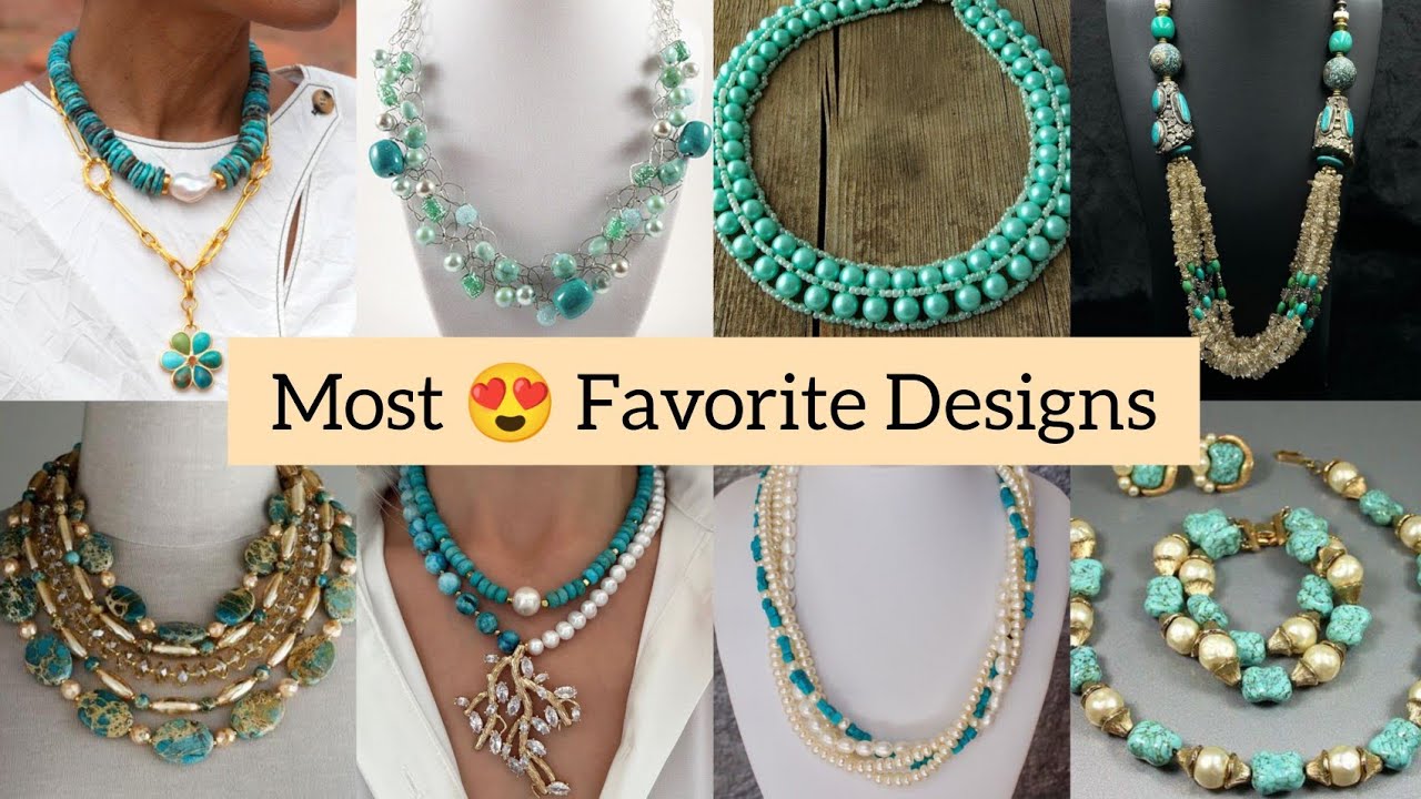 Dazzling Turquoise & Pearl Necklaces! Jaw-Dropping New Designs You Need to See