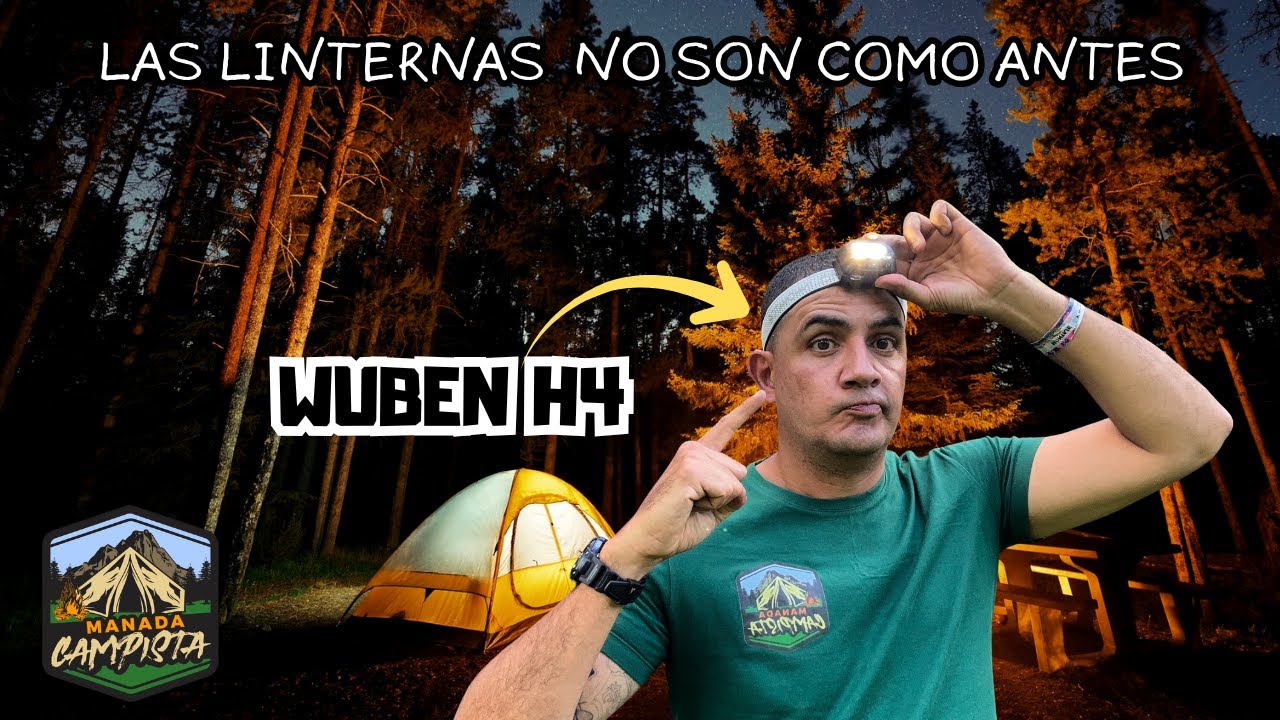 Por qué nadie esta hablando de esta linterna de CAMPING - Wuben H4