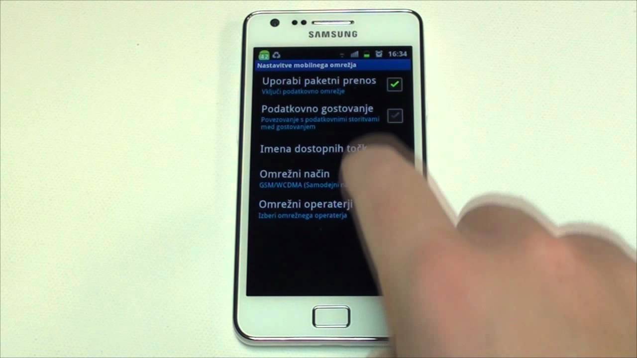 Samsung Galaxy S2 Nastavitev Interneta In Mms Sporocila Youtube