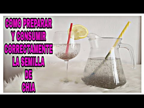 COMO PREPARAR Y CONSUMIR CORRECTAMENTE LA SEMILLA DE CHIA