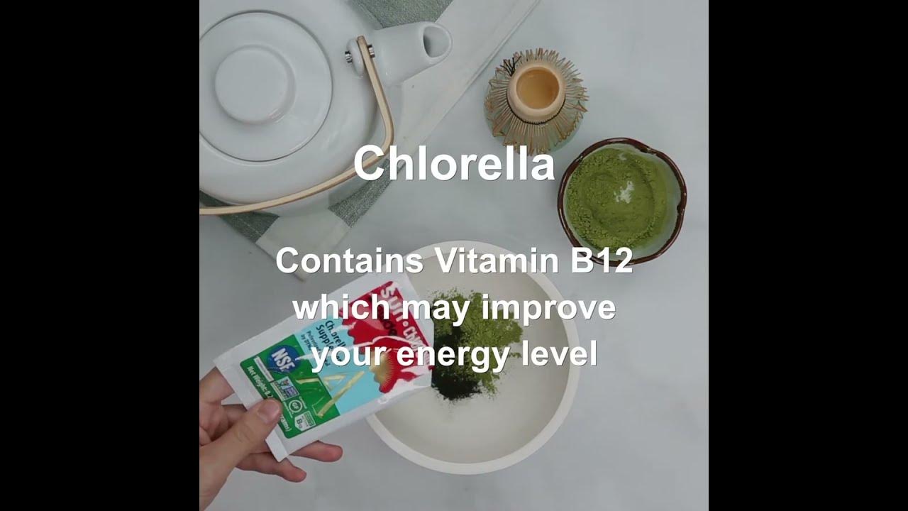 Chlorella Matcha Energy Drink YouTube