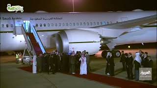 🟢‏ملك الأردن يصطحب ‎#ولي_العهد في مركبته الخاصة لدى وصوله مطار الملكة علياء