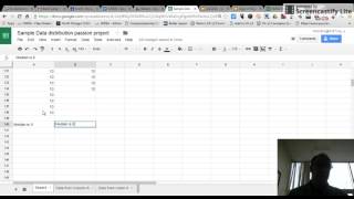 Finding Mean Median Mode with Google Sheets.