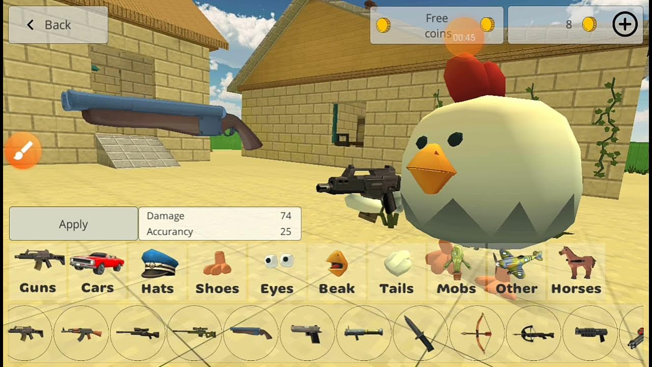 Игры чикен гаи. Чикен Ган. Герои игры Чикен Ган. Chicken Gun приватный сервер. Скриншоты игры Чикен Ган.