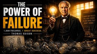 The Man Who Failed 1,000 Times — Thomas Edison 💡🔥