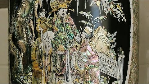 CẶP LỘC BÌNH PHÚC LỘC THỌ - CỐT SỨ CẨN KHẢM ỐC ĐẸP ĐỘC LẠ QUÝ HIẾM | ĐỒ GỖ VIỆT XƯA: 0915.30.30.10