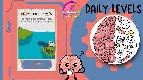 Brain Test Daily Challenge 15 - Help them all get across. But don