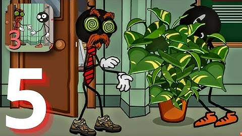 Stickman school escape 3 - Gameplay Walkthrough , Chapter 2 ( iOS , Android ) | Part 05