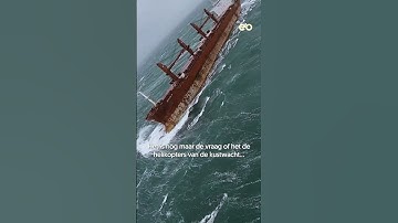 Schip in grote problemen! 😲 | #shorts #reddersopzee