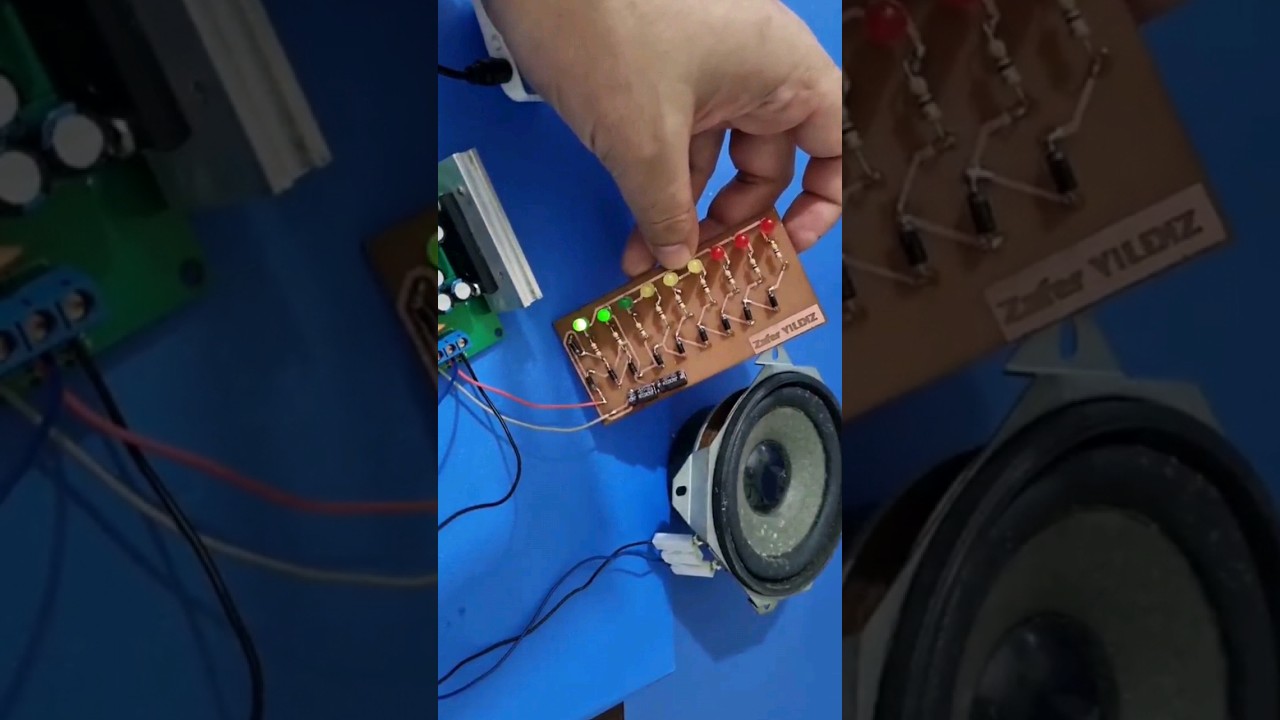 VU Meter без ic без транзисторов 