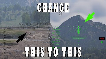 How to change or customize sights in War Thunder