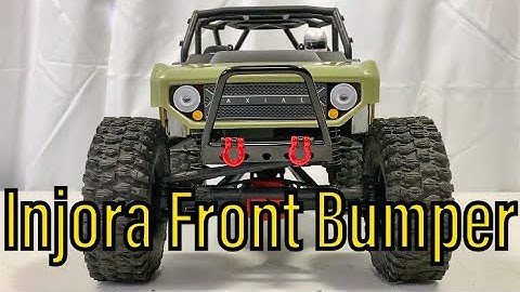 Injora RC Crawler Front Bumper Install