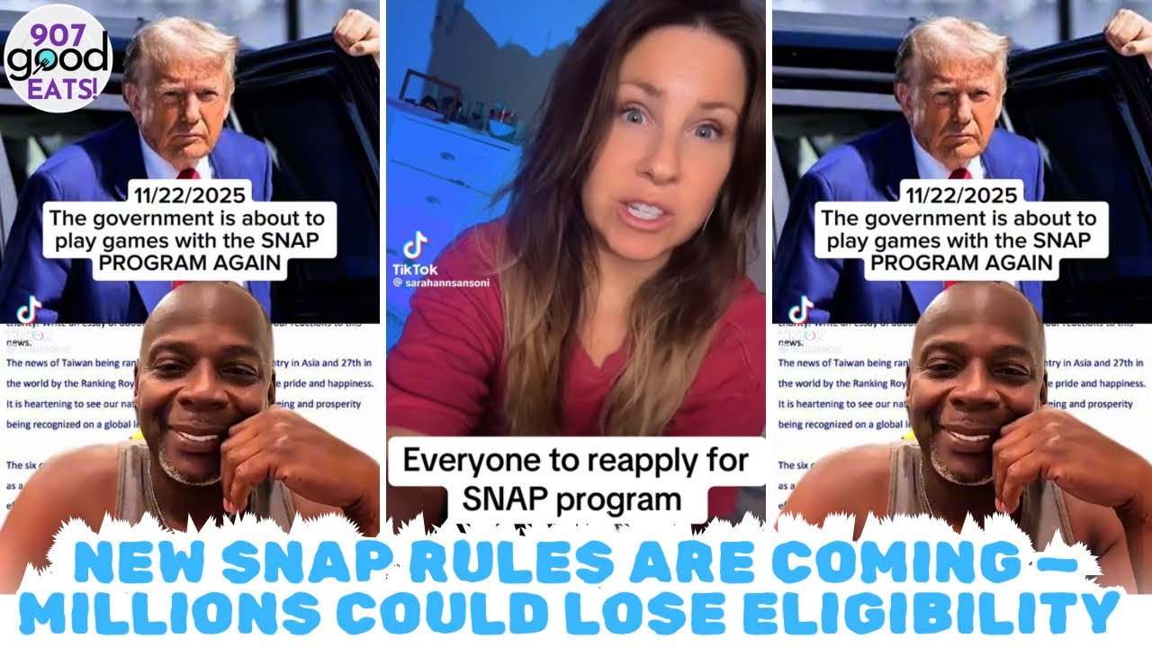 New Snap Rules Are Coming - Millions Could Lose Eligibility - YouTube