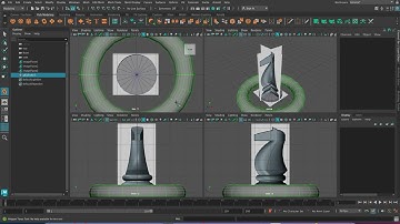 Chess Piece Modeling in Maya