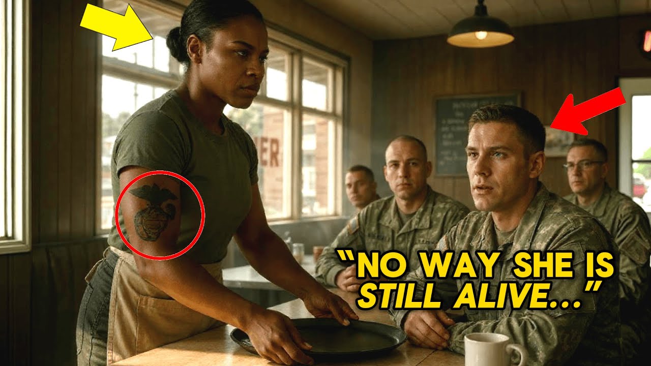 New Black Waitress Is Mocked for Her SCARS… Until a VETERAN Notices Her UNIT TATTOO