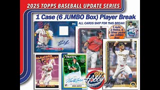 2025 Topps UPDATE 1 JUMBO Case (6 Box) Player Break #6 eBay Live 11/26/25