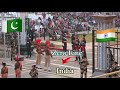 Latest Video Wagah Border Parade Ceremony Pakistan India Border Zero Line