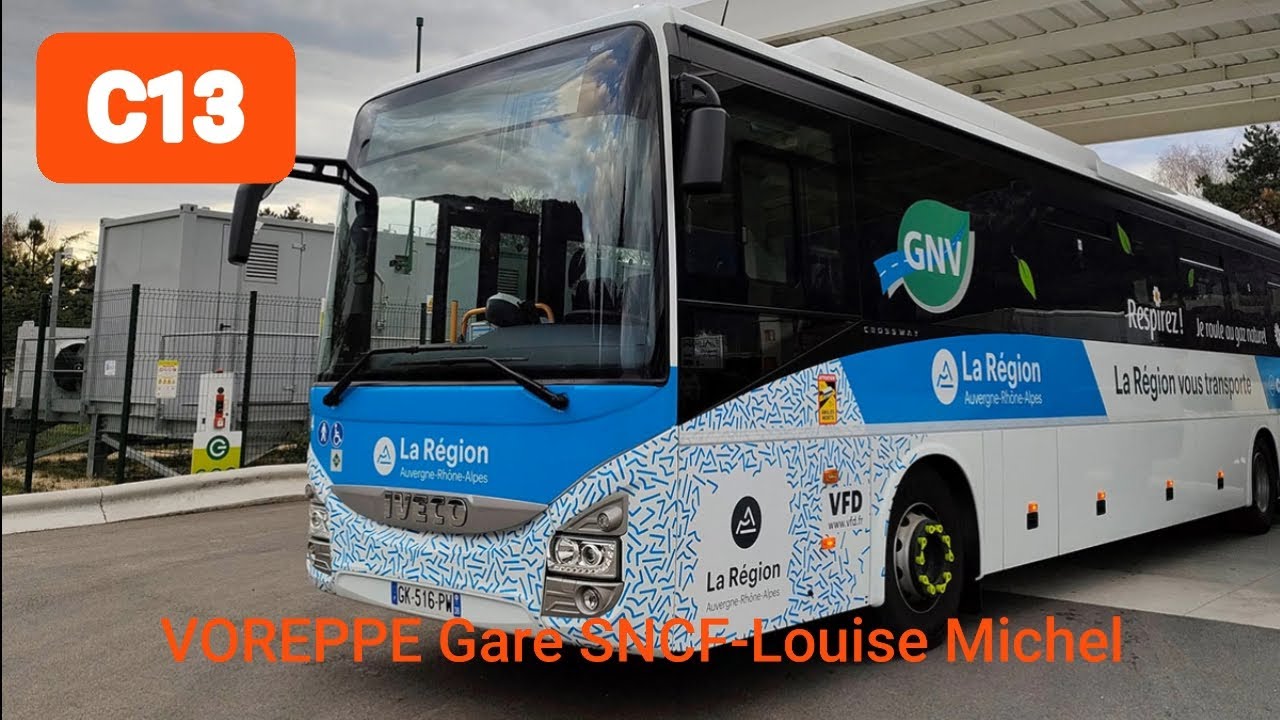 On fait le trajet avec une nouveau ligne C13 entre Voreppe Gare et jusqu'à Grenoble Louise Michel