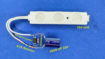 12V LED İLE FLAŞÖR DEVRESİ YAPIMI