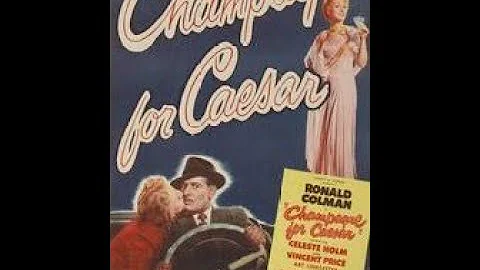 Champagne for Caesar 1950, Colorized, Ronald Colma...