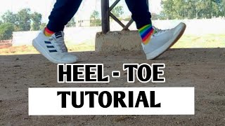HEEL - TOE TUTORIAL FOR BEGINNERS DANCERS #shorts #Heeltoestep #dancetutorial #viraldancevideo