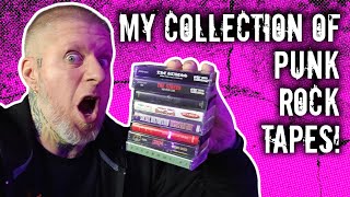 My PUNK ROCK Cassette Tape Collection!