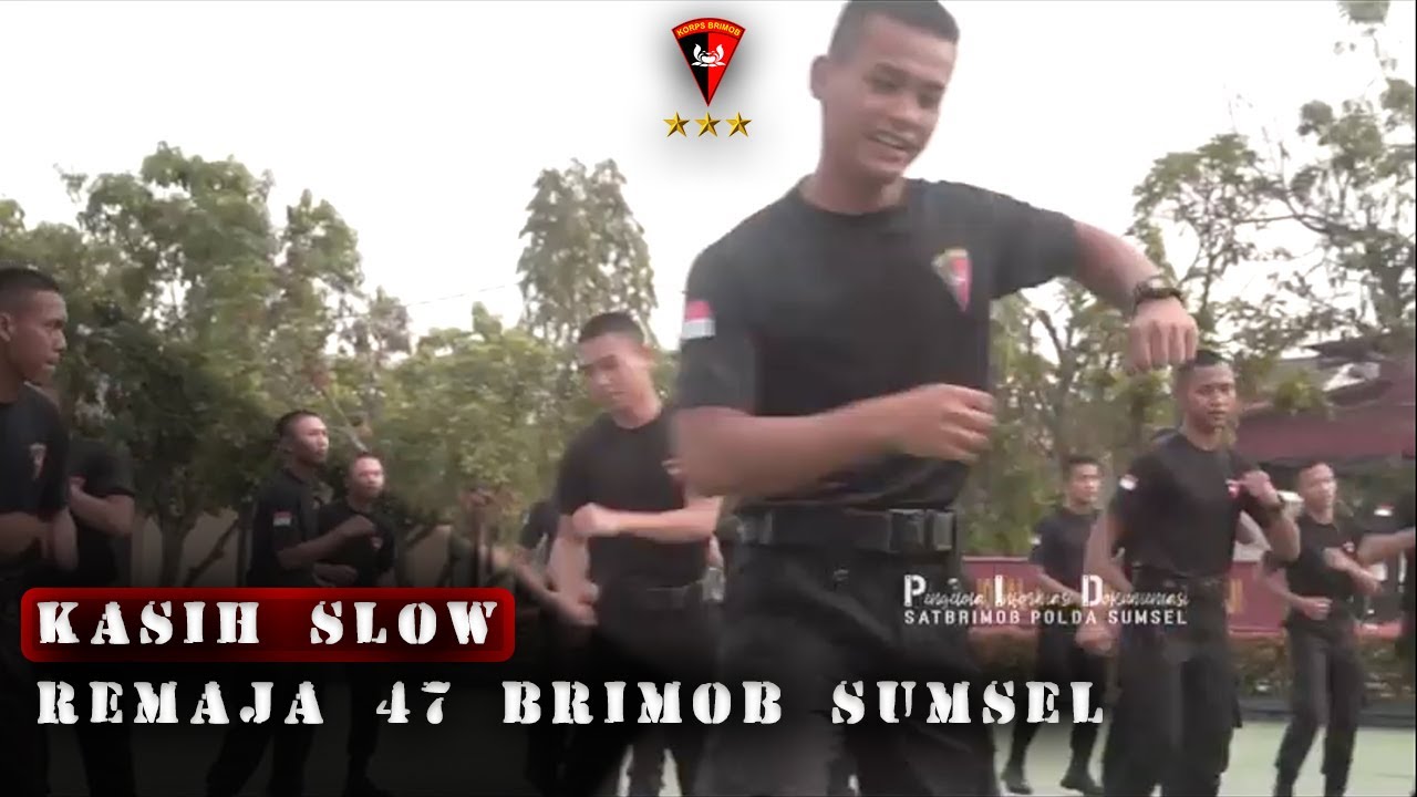 Senam Kasih Slow Bintara Remaja Satbrimob Polda Sumsel angkatan 47