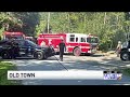 Crews knock down garage fire in Old Town