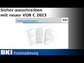 Sicher ausschreiben mit neuer VOB C 2023
