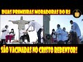 🔴 Duas primeiras moradoras do RJ são vacinadas no Cristo Redentor!