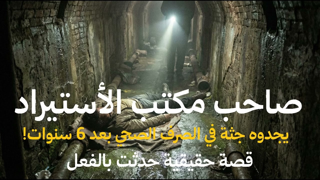 قصة حقيقية ضابط مصري يحكي عن صاحب مكتب الأستيراد يجدوه جثة في الصرف الصحي بعد 6 سنوات ويأتي بالقاتل!