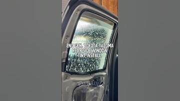 HOW TO: INSTALL WINDOW TINT | 2nd Gen Toyota Tacoma #windowtint #dynamicAWT #kauai #hawaii