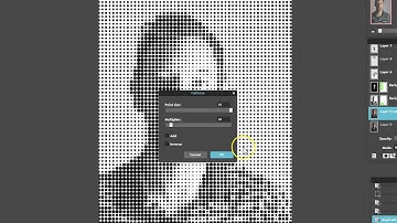Using layer masks in Pixlr and halftone filter