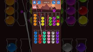 Ball Sort Puzzle Educational Gameplay  Levels 69–76 Progression #ballsortpuzzle