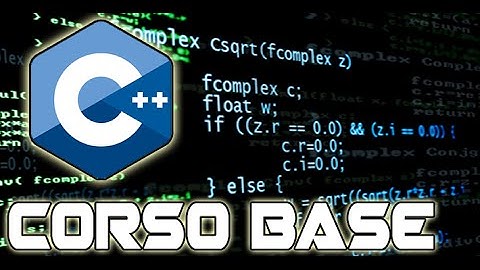 Corso base C++ - Ep 5 i tipi strutturati