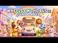 The Fun Animal Bus Song 🚌🐶 | Wheels on the Bus with animal | Kids Nursery Rhyme