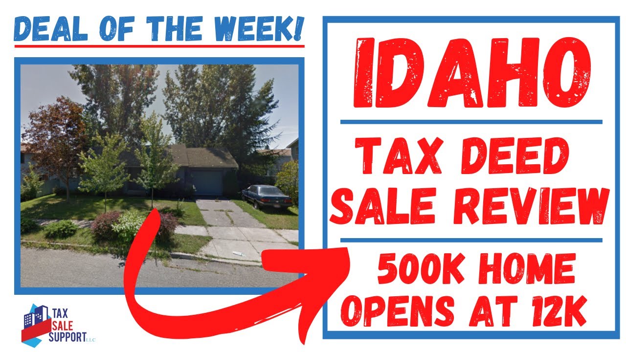 IDAHO TAX DEED AUCTION PRE-SALE REVIEW! 500K HOMES IN COEUR D'ALENE ID ...