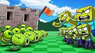 *CUSTOM* PLANTS VS ZOMBIES IN MINECRAFT! (NEW PVZ Minecraft Mod)