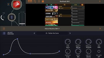 App VelvetMachine [6 selected patches in Beathawk “AcousticPiano”] HQ (iPad5 - Zé Osório)