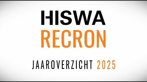 Jaaroverzicht 2025 HISWA-RECRON