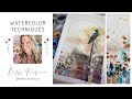 Watercolor Techniques Tutorial